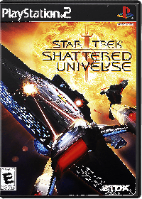 Star Trek Shattered Universe Playstation 2 US box art